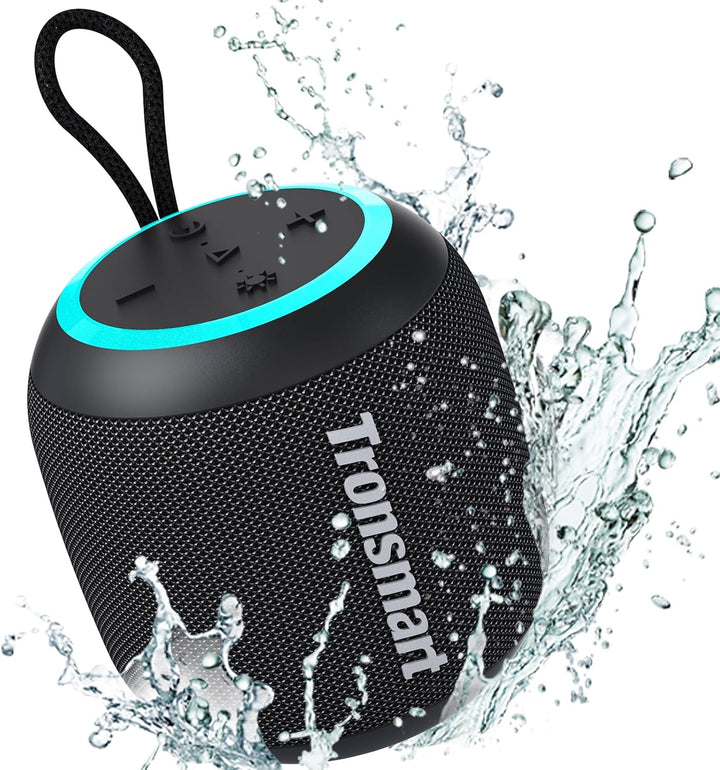 Tronsmart T7Mini Bluetooth Lautsprecher Musikbox mit Licht, 15W Stereo Bluetooth 5.3, IPX7 Wassersch