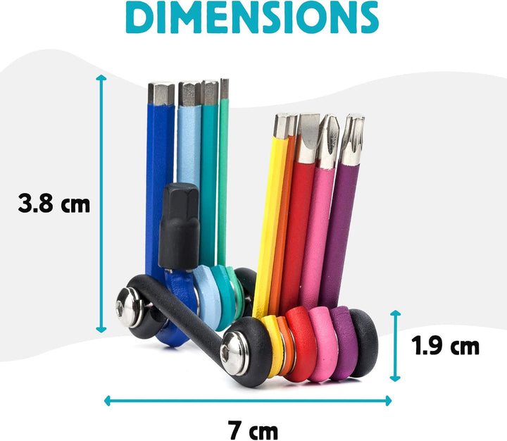 Kikkerland CD120 Rainbow Multi Tool