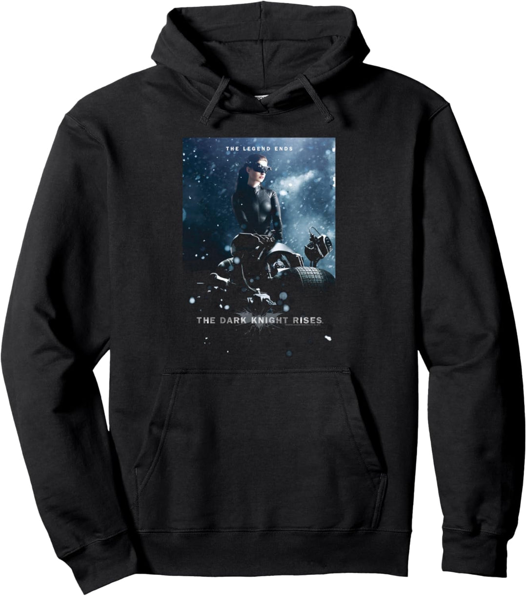 Batman Dark Knight Rises Catwoman Poster Pullover Hoodie