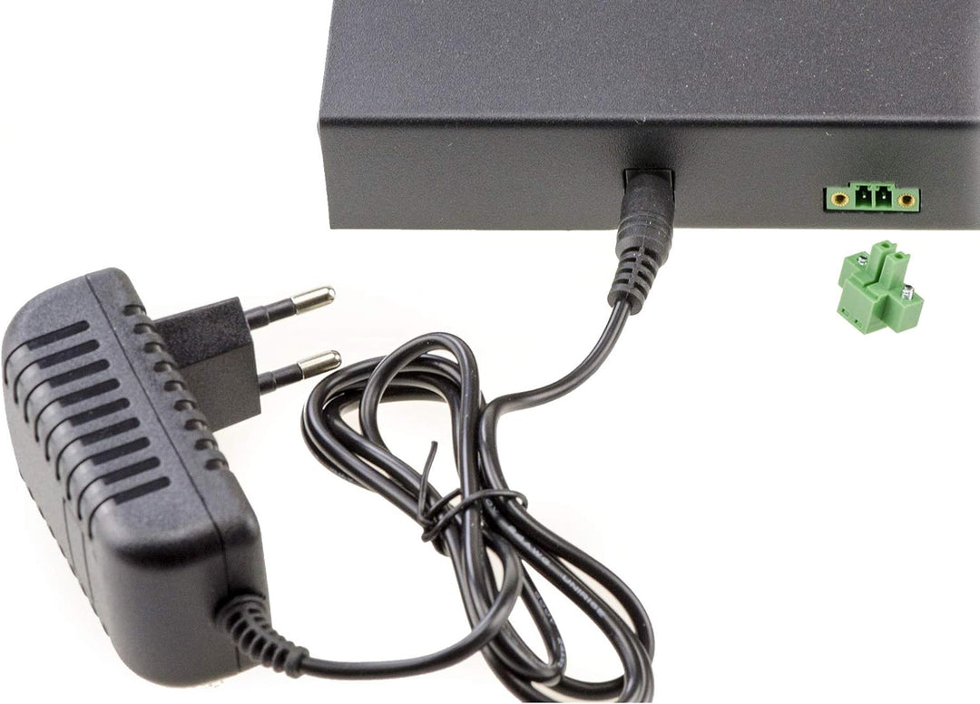 KALEA-INFORMATIQUE Industrieller USB zu 8 Ports COM RS232 DB9 Konverter mit Rackmount Metallgehäuse.