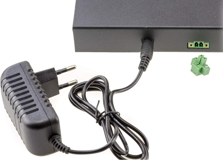 KALEA-INFORMATIQUE Industrieller USB zu 8 Ports COM RS232 DB9 Konverter mit Rackmount Metallgehäuse.