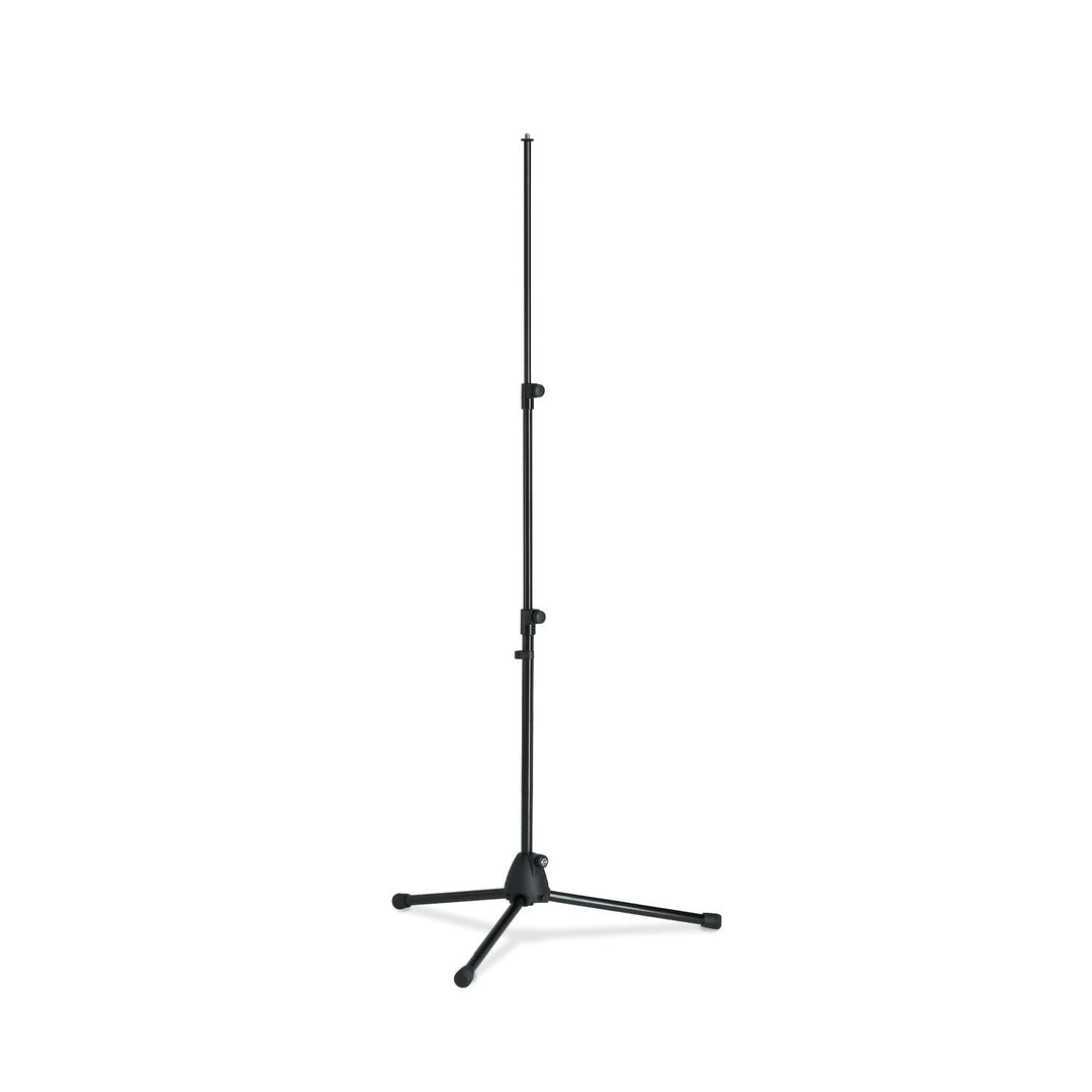 K&M 199 Mikrofonstativ Schwarz – Solostativ von 62,5 - 148 cm ausziehbar – 3/8“ Gewindeanschluss – K