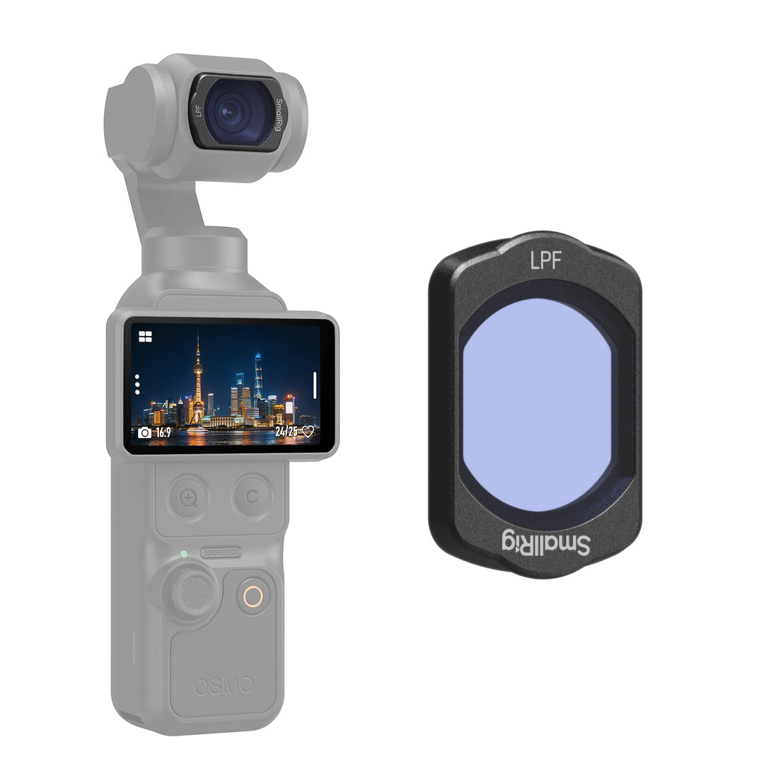SMALLRIG Magnetischer Lichtverschmutzungsreduktionsfilter für DJI OSMO Pocket 4 / OSMO Pocket 3, meh
