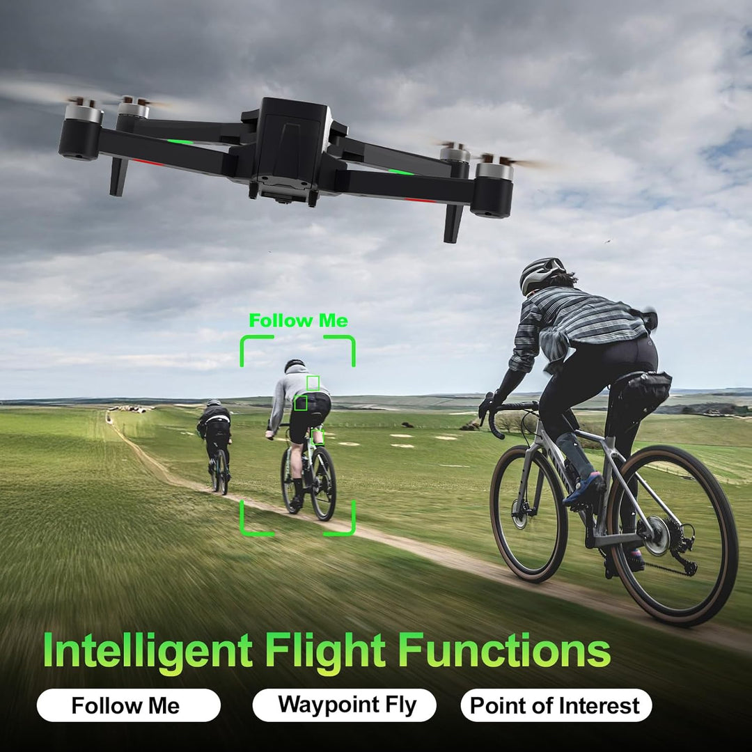 Drohne mit Kamera 4K UHD für Erwachsene, GPS Drohnen mit Bürstenlosem Motor 5G FPV Übertragung Folge