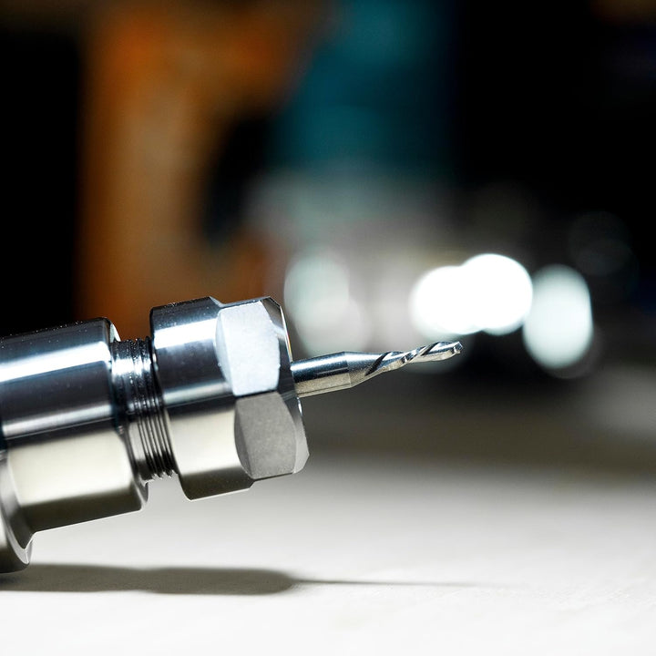 SpeTool Spiralnutfräser 8mm Schaft Downcut 4mm Schnittdurchmesser 20mm Schnittlänge Router Bit 2 Flö