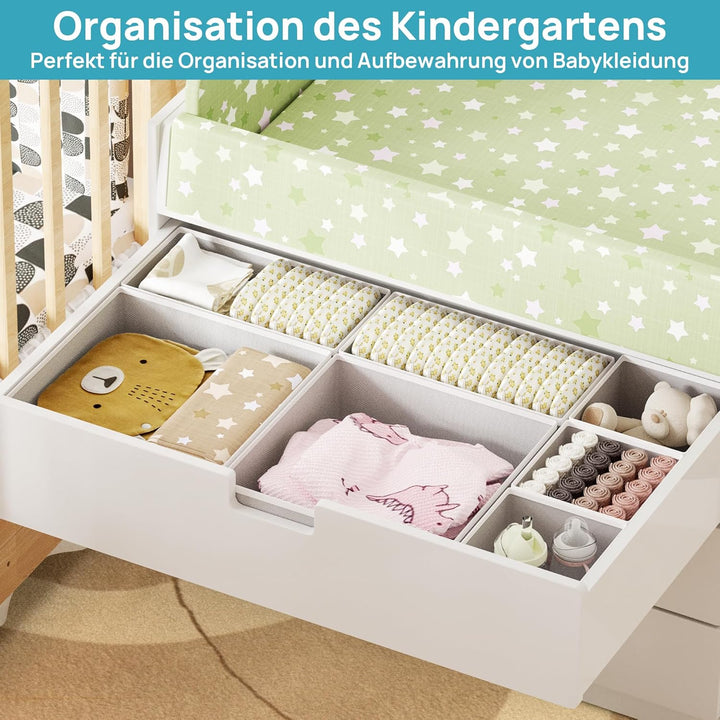 Vtopmart 12 Pack Kleiderschrank Organizer, Faltbare Schrank Organizer Kleiderschrank, Aufbewahrungsb
