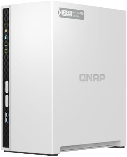 QNAP TS-233 ARM 4-Core Cortex-A55 2,0GHz Prozessor, 2 GB onboard 24 TB Bundle mit 2X 12 TB Bestpreis