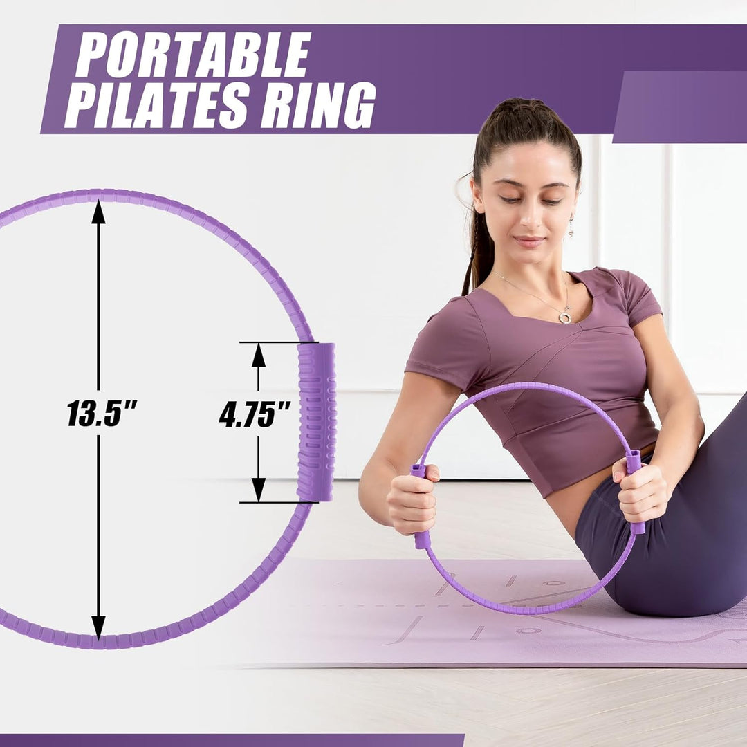 Pilates-Ring, 35,6 cm, magischer Kreis, Pilates-Ringe zur Konzentration auf die Stärkung der inneren