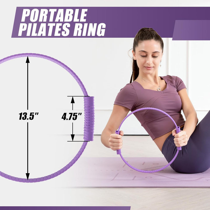Pilates-Ring, 35,6 cm, magischer Kreis, Pilates-Ringe zur Konzentration auf die Stärkung der inneren