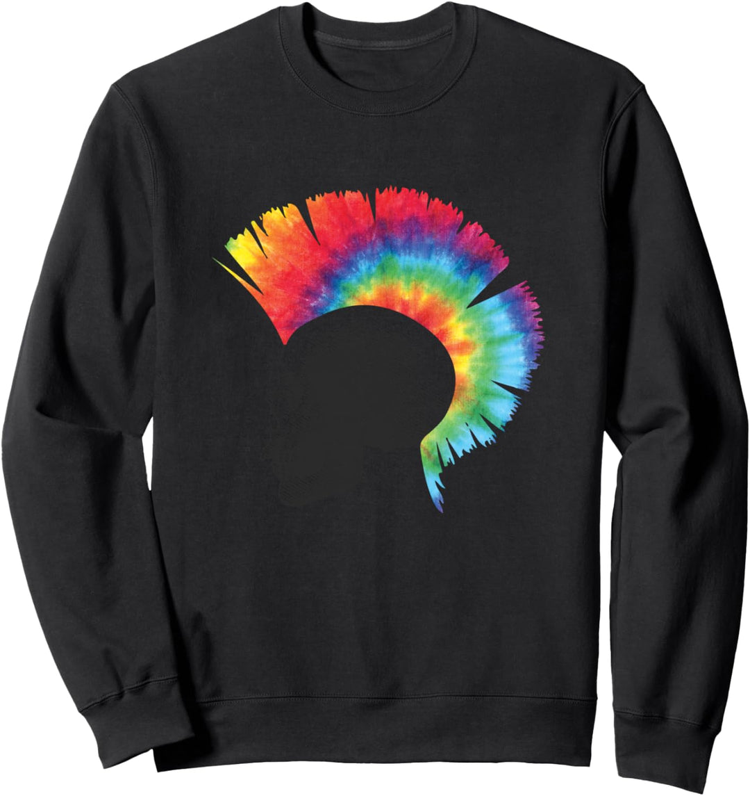 Lustiges psychedelisches Punk Skelett Cooles Sweatshirt