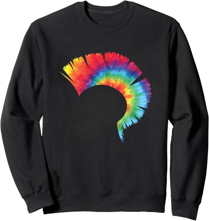 Lustiges psychedelisches Punk Skelett Cooles Sweatshirt