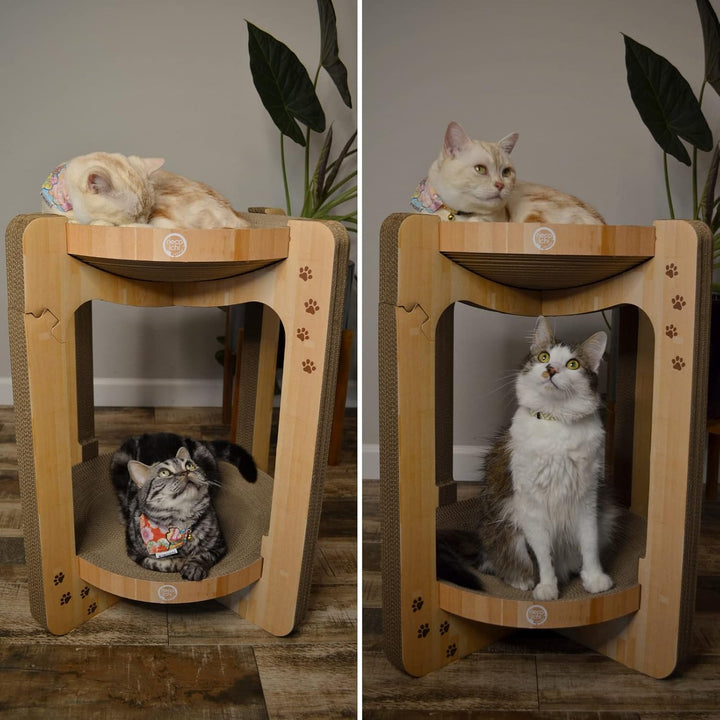 Cozy Kratzschale für Katzen, Grösse XL, b.Tower (Eiche) Large Tower Oak, Large Tower Oak