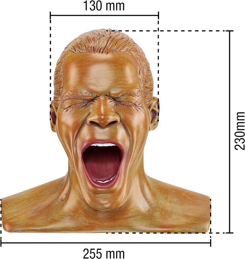 Oehlbach Kopfhörerständer Scream Anniversery - Handmade, Kunstharz, Handbemalt - kultiger Kopf zur A