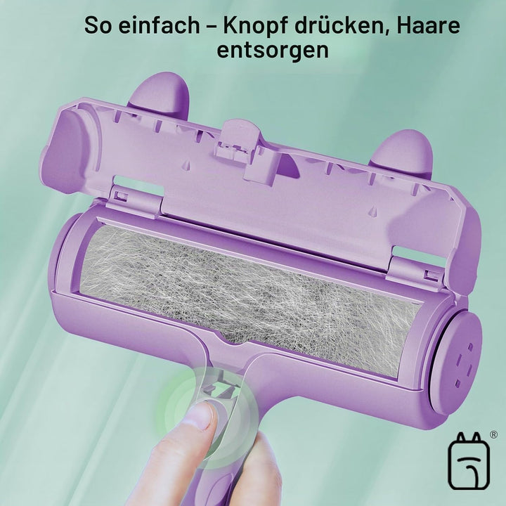 ACE2ACE Tierhaarentferner, Fusselrolle, Fusselbürste für Tierhaar, Wiederverwendbar Fusselroller für