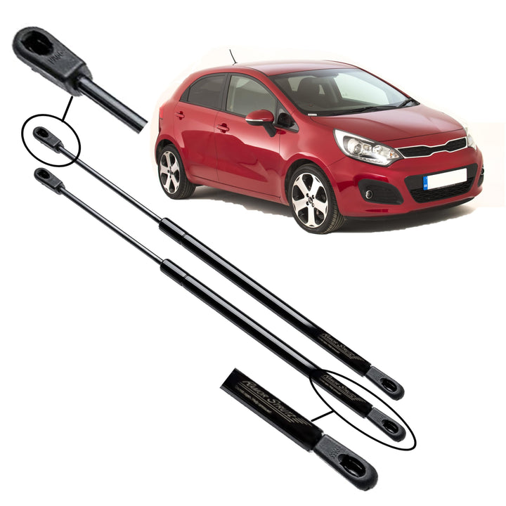 2x Gasfeder Dämpfer Heckklappe Kompatibel mit Kia Rio III Fliessheck 2011-2017. Gasdruckfeder Heckkl