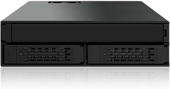 ICY DOCK Wechselrahmen für 2X 2,5 Zoll (6,4cm) SATA/SAS SSD/HDD und 1x SATA Slim ODD in 1x 5,25 Zoll
