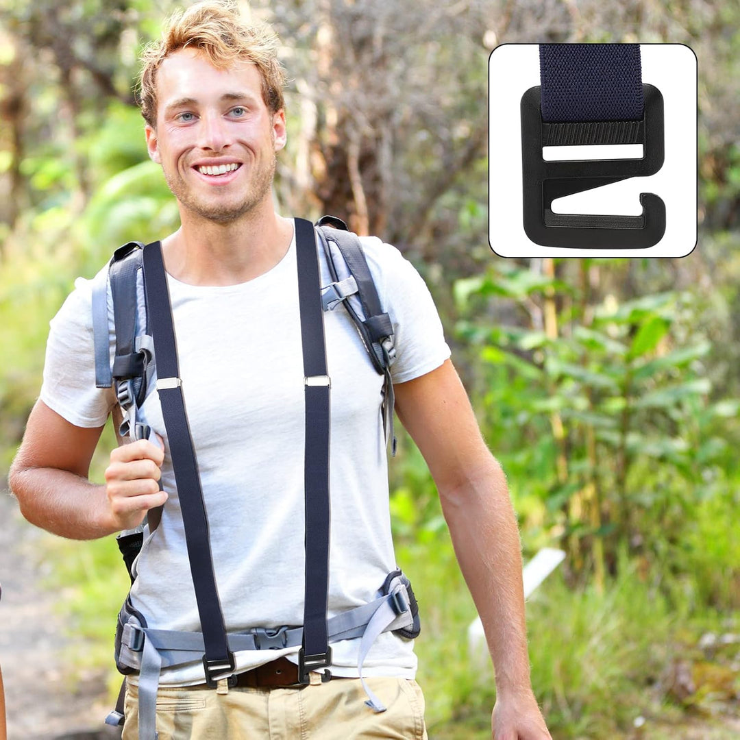 2 versteckte Hosenträger für Herren, Wanderunterwäsche, Hosenträger für den Winter, Outdoor, Wandern