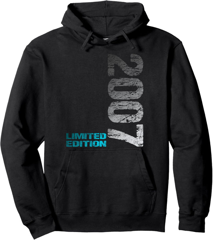 17. Geburtstag 2007 Limited Edition Junge Mädchen Pullover Hoodie