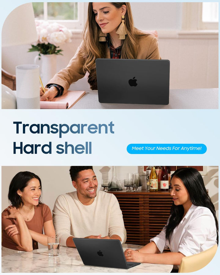 Fintie Hülle Kompatibel mit MacBook Air 13,6 Zoll M5 M4 M3 M2 (2026-2022) A3449 A3240 A3113 A2681, U