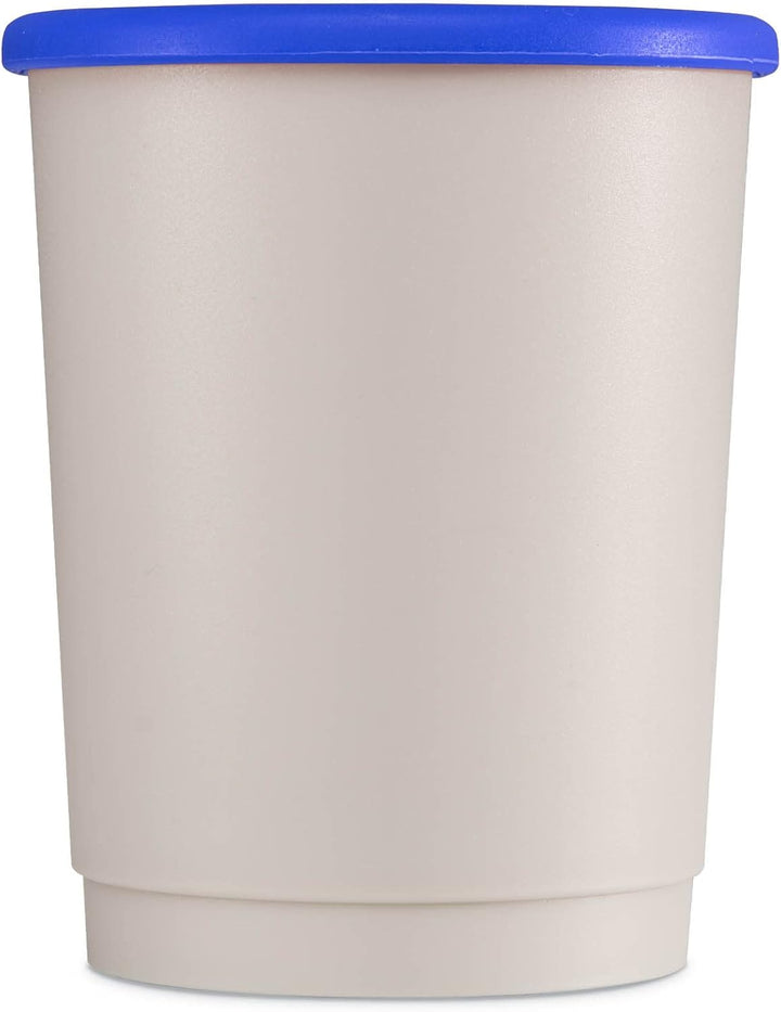 achilles Kaffeebecher mit Deckel, Kunststoffbecher, Mehrwegbecher, Trinkbecher, LFGB geprüft, spülma