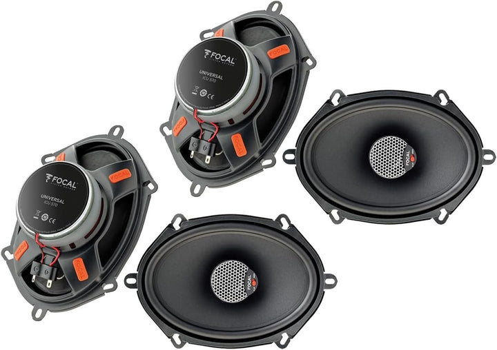 Mediadox HIFONICS Front/Heck 5x7/15x20cm Auto Lautsprecher/Boxen/Speaker Komplett-Set kompatibel für