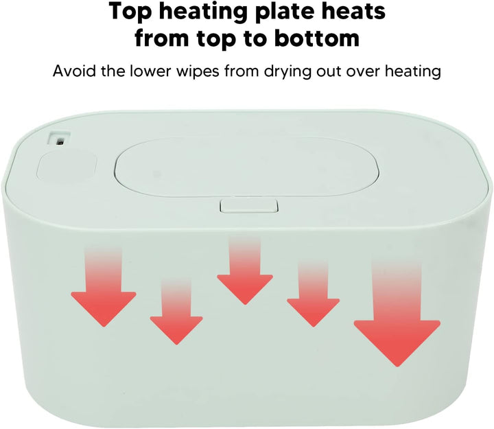 Baby Wischtuchwärmer, Baby Wischtuchwärmer Thermostat Temperatur USB Tragbares Windeltuch Baby Wisch