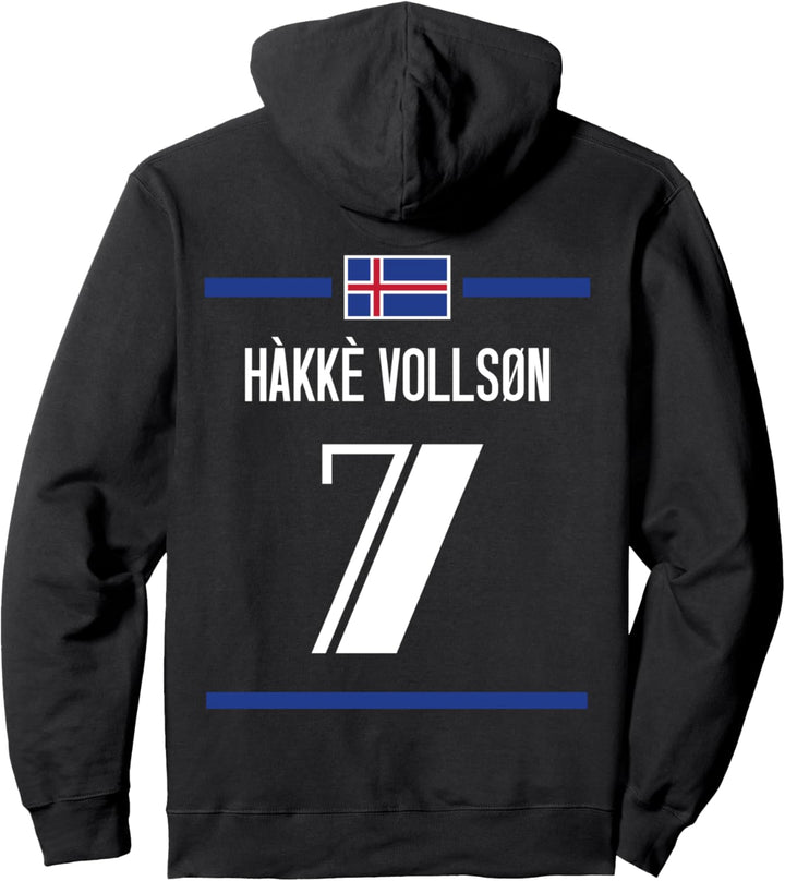 Back Print Isländische Namen Sauf Trikot Fussball Mallorca Pullover Hoodie