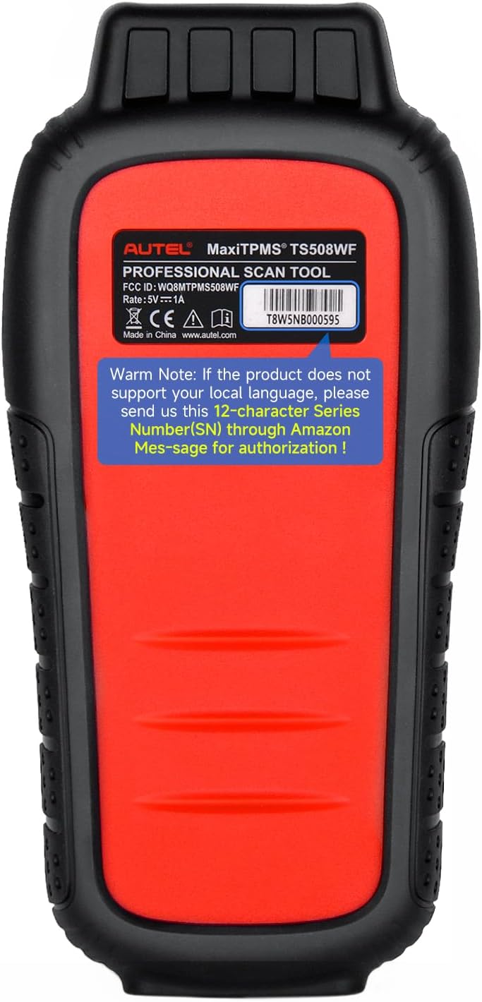 Autel MaxiTPMS TS508, Professional für Aktivieren/Neulernen Aller Sensoren, TPMS Reset, TPMS Program
