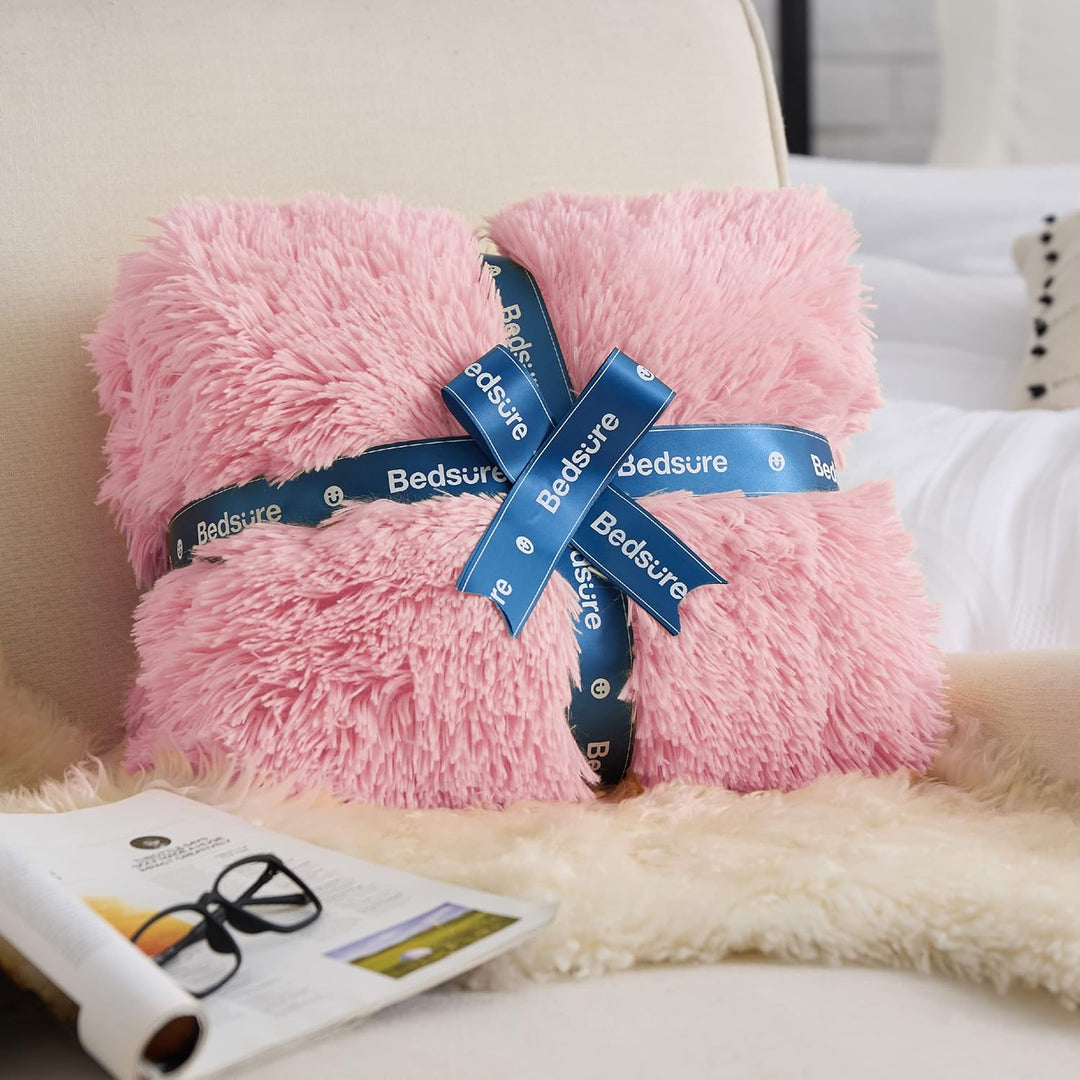 BEDSURE Kuscheldecke - Flauschig Decke, Warm Sherpa Sofadecke, Dicke Felldecke, Couchdecke, Flauschi