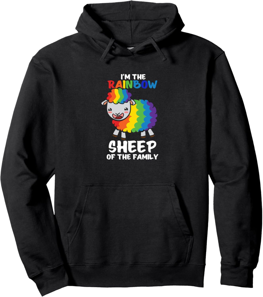 LGBT Pride Gay Rainbow Sheep Geschenk Für Schwule & Lesben Pullover Hoodie