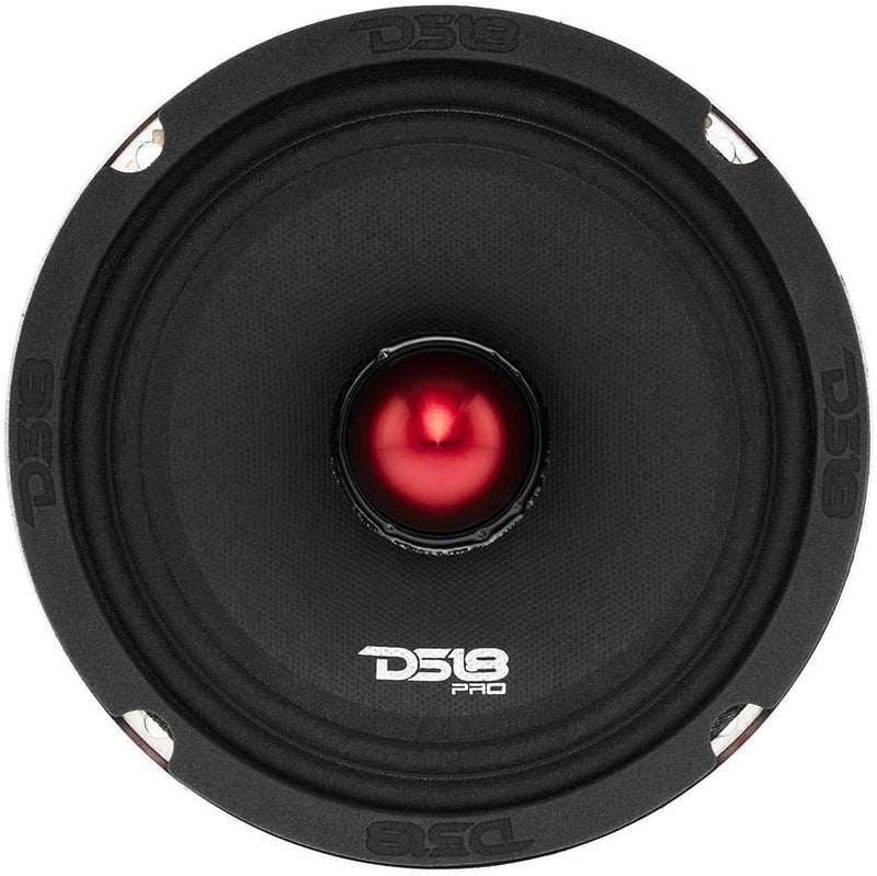 DS18 PRO-X6BM Auto-Mitteltöner, 16,5 cm, 500 W, 8 Ohm, Bass-Lautsprecher 8 Ohm 16,5 cm, 8 Ohm 16,5 c