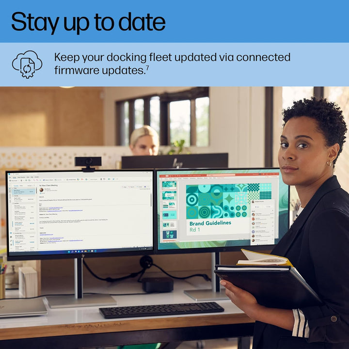 HP USB-C Dock G5-8-in-1-Adapter für USB-C &amp; Thunderbolt-Enabled Laptop, PCs &amp; Notebooks – Einzelkabe