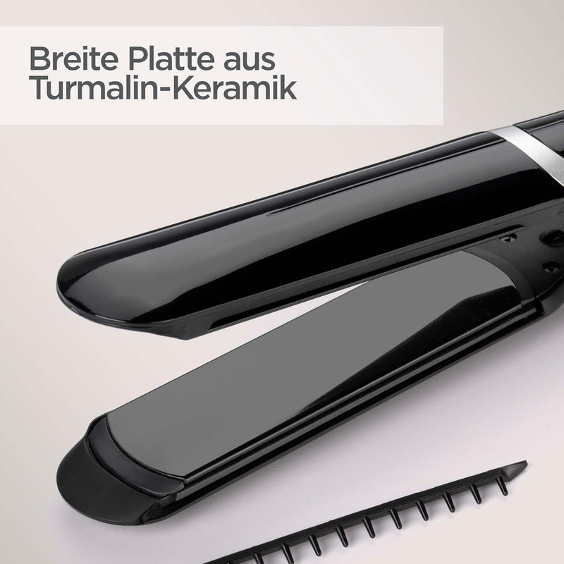 BaByliss Sleek Control Wide Glätteisen mit Ionen-Technologie und extra langen & breiten Platten mit