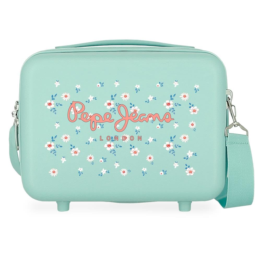 Pepe Jeans Leslie Kulturbeutel, anpassbar, Blau, 29 x 21 x 15 cm, starr, ABS 9,14 l, 0,84 kg Kulturb
