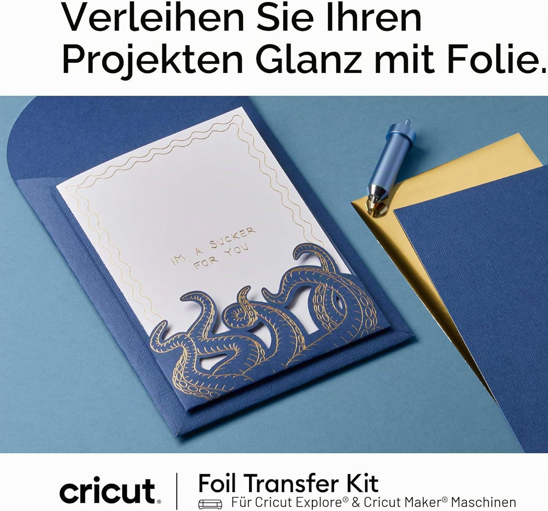 Cricut 2008727 Folientransfersatz, Explore Maker Maschinen, 3 tips-fine, medium & bold Single, Singl