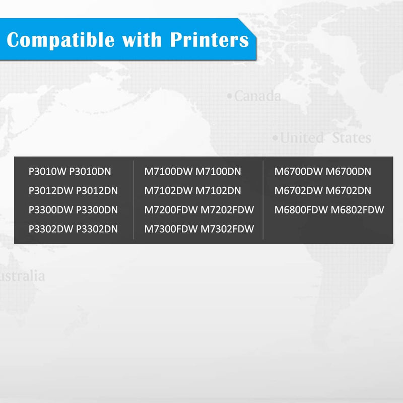 TOPRINT Kompatible Trommeleinheit Bildtrommel DL-410 (DL410, DL 410) 12000 Seiten für Printer P3018D