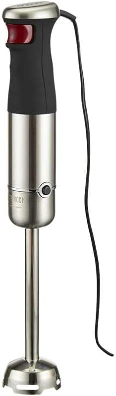 MEISTERKOCH KOCHEN WIE DIE PROFIS Stabmixer Pürierstab Mixer Edelstahl 800 Watt | Tri-Blade Edelstah