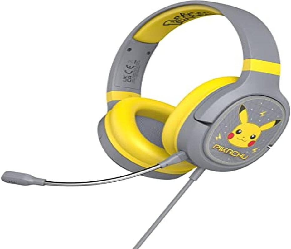 OTL Technologies Pokémon Pikachu Grey Pro G1 Gaming Kopfhörer, PK0862