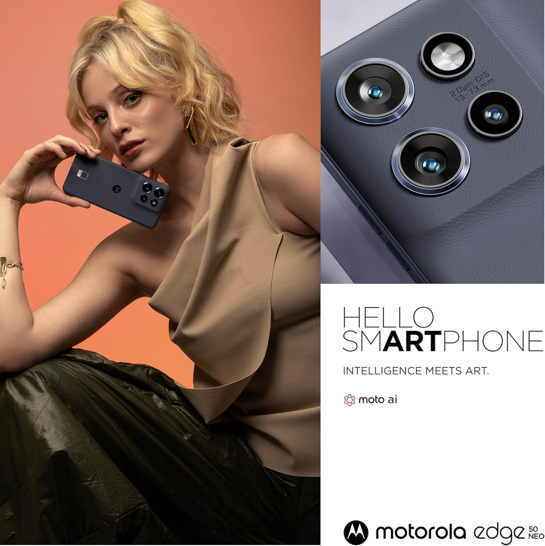 Motorola edge50 neo Smartphone (6,36"-Super-HD-Display, 50-MP-Kamera mit Moto-KI, 12/512 GB, 4310 mA