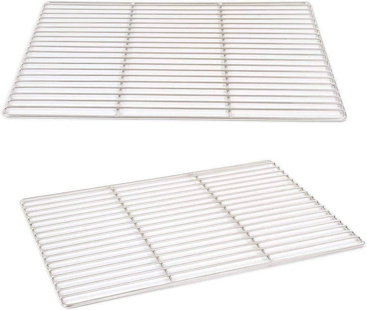 Grillrost 55 x 30 cm aus Edelstahl rostfrei und elektropoliert