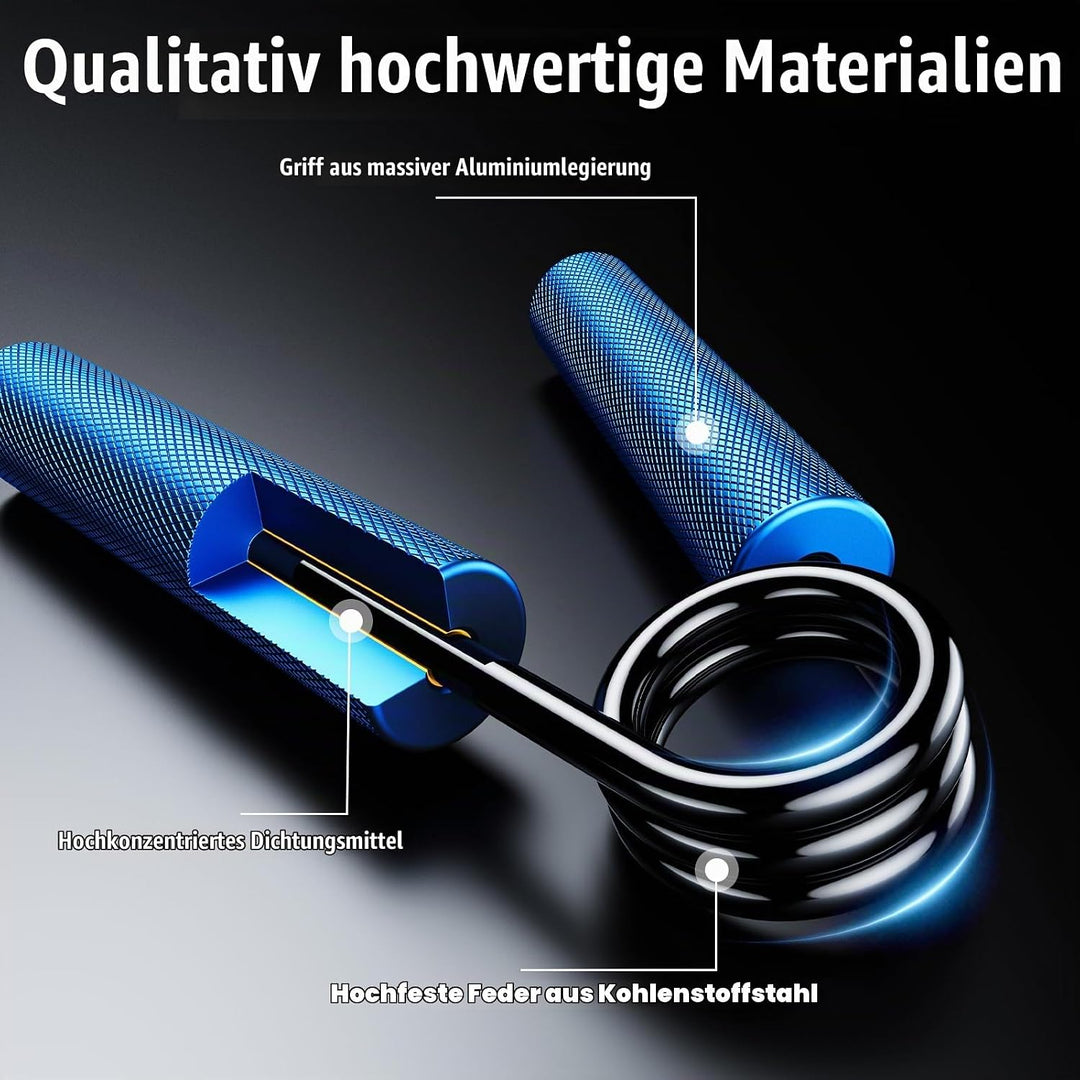 ZEAGUS Handtrainer Unterarmtrainer 4Pack or 6Pack, 22.5KG-135KG Metall Fingertrainer, Rutschfester G