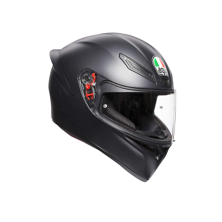 AGV K1 E2205 Helm, massiv, matt schwarz, Grösse 2XL Matt Schwarz XXL, Matt Schwarz XXL