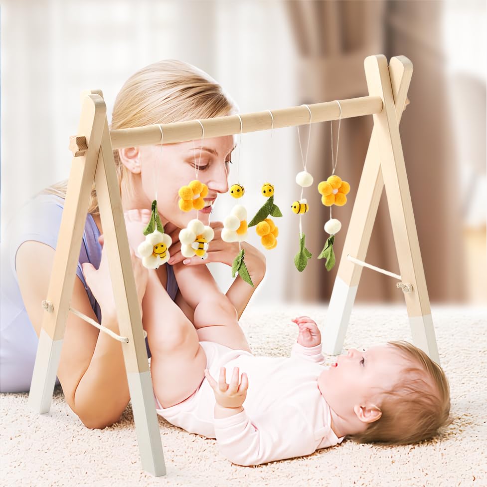 Promise Babe Spielbogen Baby Holz Baby Gym Holz Baby Spielbogen Neugeborenen Spielzeug Spielbogen Ac