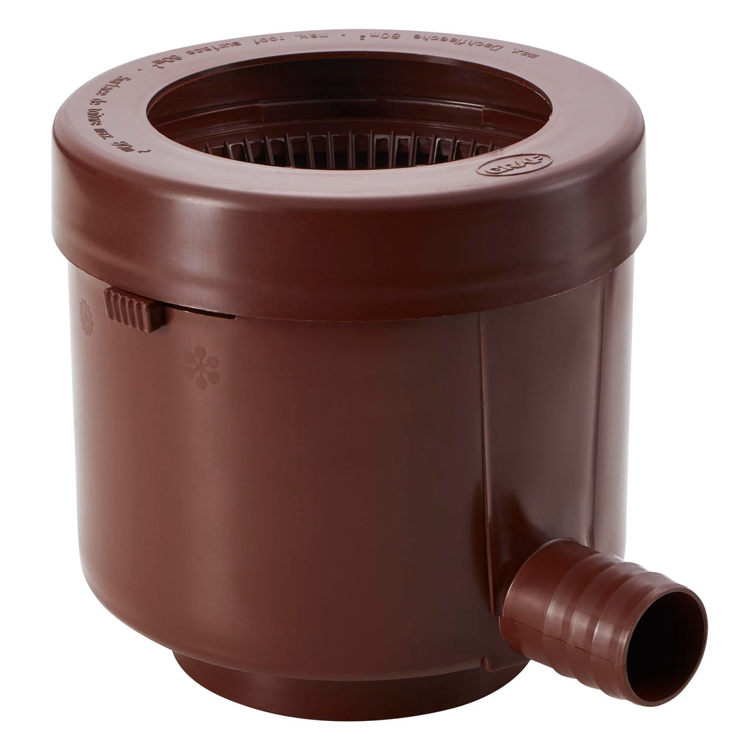 GARANTIA Füllautomat de Luxe DN 70|80|100 braun inkl. Filtereinsatz Dachfläche max. 80m² Braun, Dach