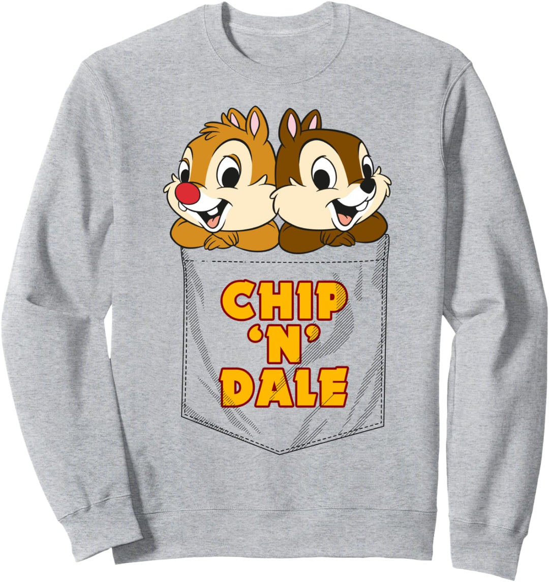 Disney Chip 'N Dale Faux Pocket Sweatshirt