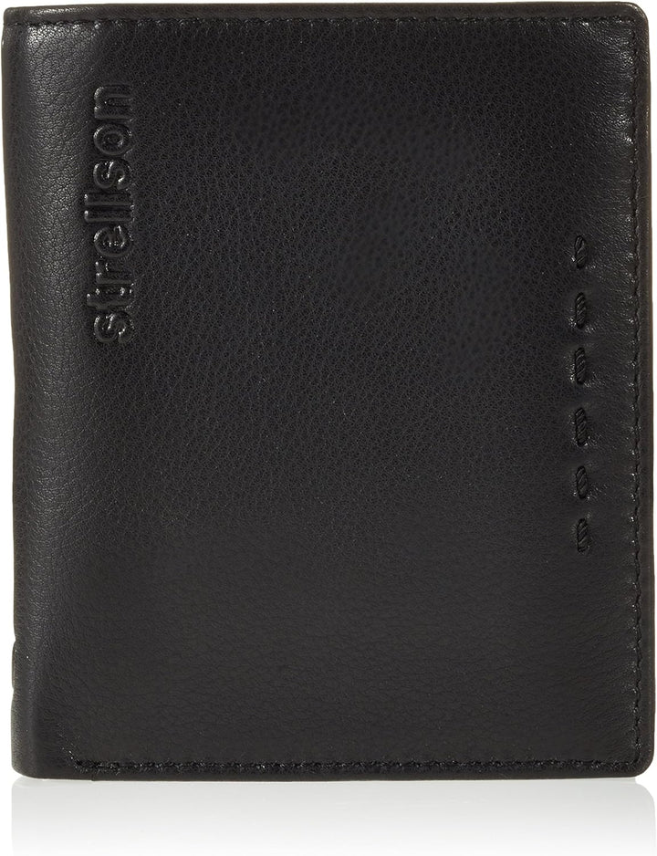 Strellson Herren Geldbeutel Oxford Circus Brieftasche aus Leder Schwarz (Black 900), Schwarz (Black