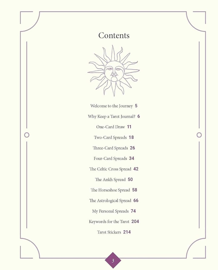 The Weiser Tarot Journal: Guidance and Practice for Use With Any Tarot Deck - Includes 208 Specially