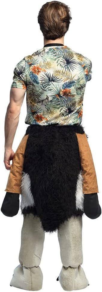 Boland 88089 - Plüschkostüm Strauss, Tierkostüm für Damen und Herren, Kostüm für Karneval und Mottop
