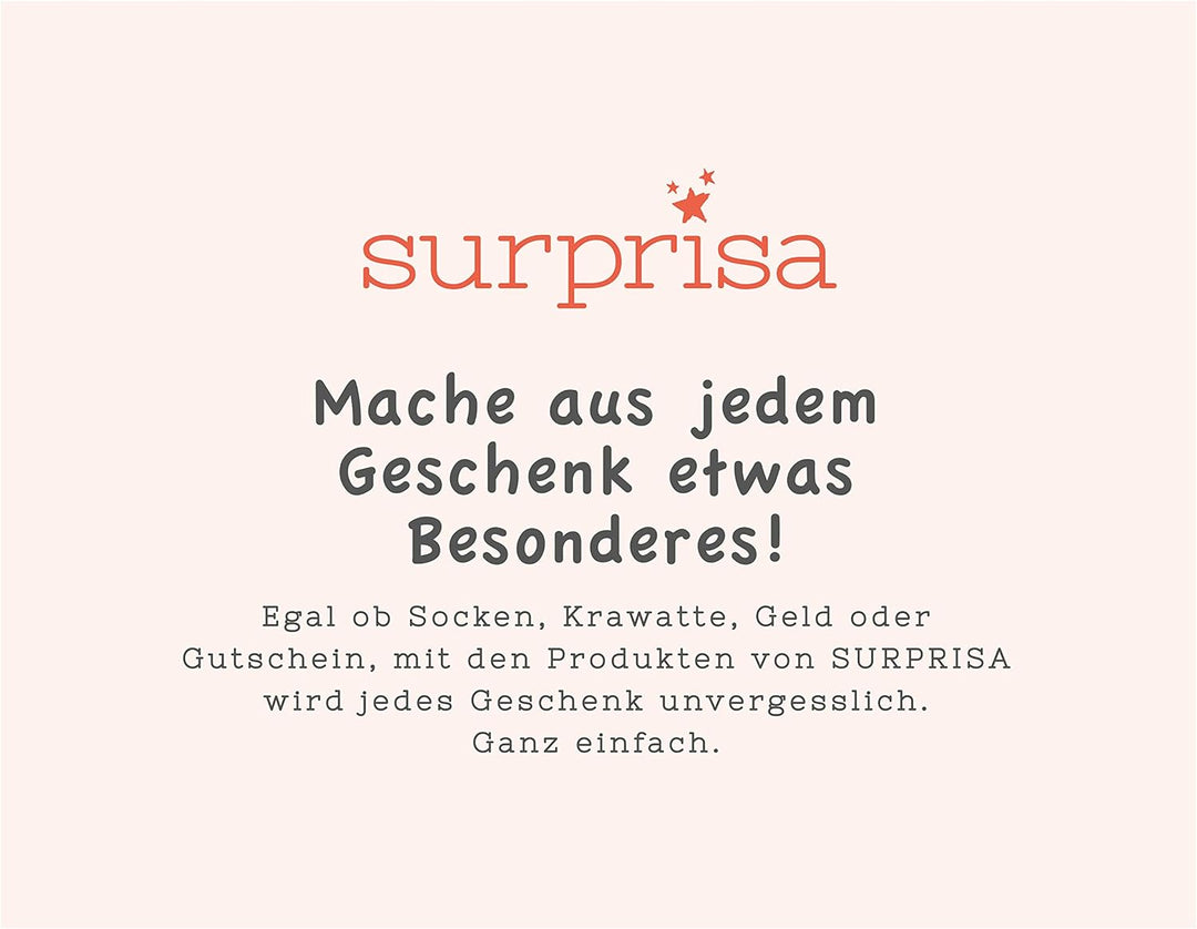 SURPRISA Schotter Schatulle 6er - kreative Verpackung für Geldgeschenke und persönliche Geschenkbox