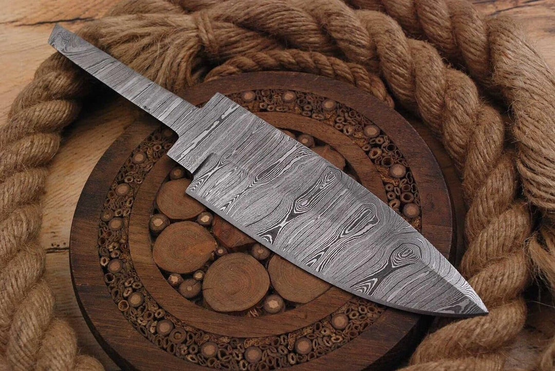 Damast Klinge Handgeschmiedete Damast Rohling Damascus blank blade 6035EA